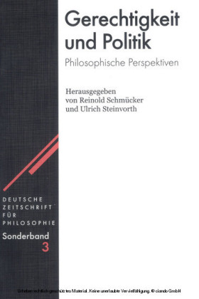 Gerechtigkeit und Politik