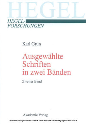 Ausgewählte Schriften in zwei Bänden. Mit einer biographischen und werkanalytischen Einführung