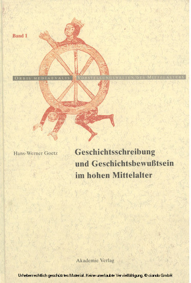 Geschichtschreibung und Geschichtsbewußtsein im hohen Mittelalter main product photo