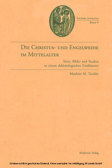 Die Christus- und Engelweihe im Mittelalter main product photo