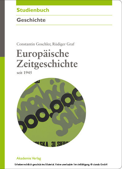 Europäische Zeitgeschichte seit 1945 main product photo