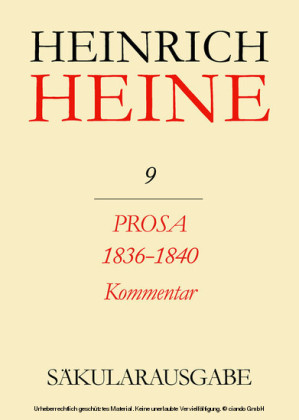 Prosa 1836-1840. Kommentar