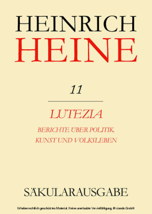 Lutezia. Berichte über Politik, Kunst und Volksleben