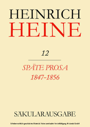Späte Prosa 1847-1856