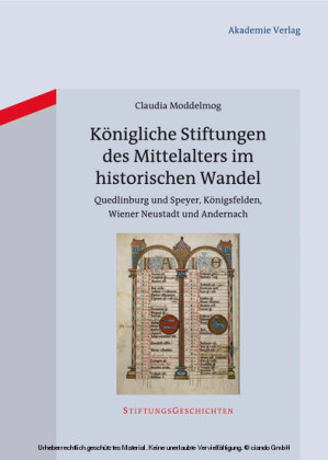 Königliche Stiftungen des Mittelalters im historischen Wandel