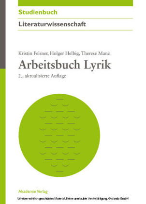 Arbeitsbuch Lyrik