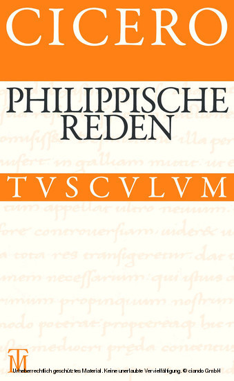 Die philippischen Reden / Philippica main product photo