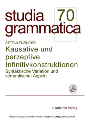 Kausative und perzeptive Infinitivkonstruktionen