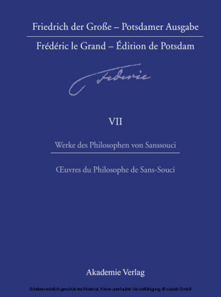 Werke des Philosophen von Sanssouci / Oeuvres du Philosophe de Sans-Souci