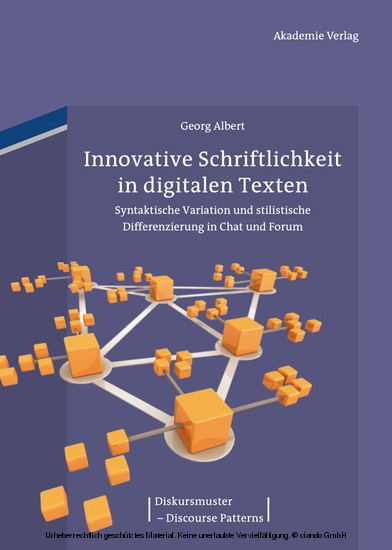 Innovative Schriftlichkeit in digitalen Texten main product photo