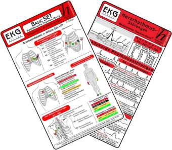 EKG Basic Set (2er Set) - Diagnostik & Ableitungen, Herzrhythmusstörungen