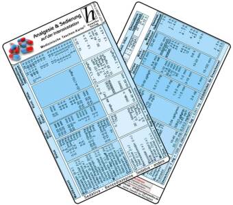 Analgesie & Sedierung auf der Intensivstation - Medizinische Taschen-Karte