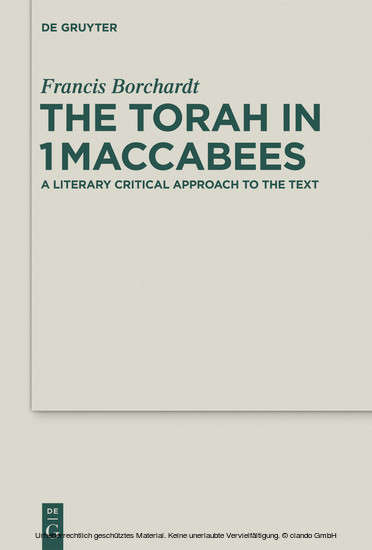 The Torah in 1Maccabees main product photo