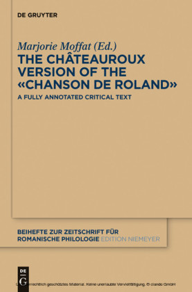 The Châteauroux Version of the "Chanson de Roland"