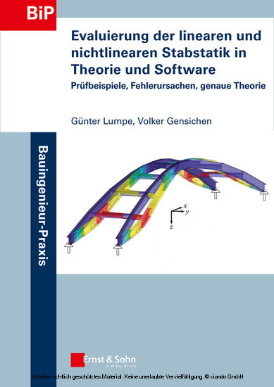 Evaluierung der linearen und nichtlinearen Stabstatik in Theorie und Software main product photo