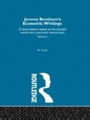Jeremy Bentham's Economic Writings main product photo