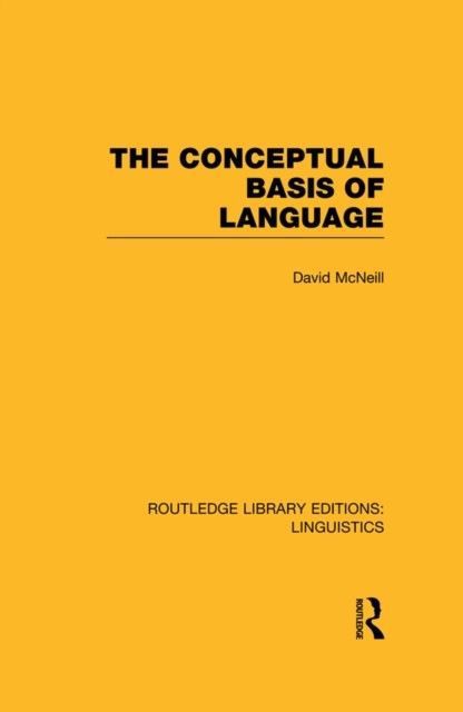 Conceptual Basis of Language (RLE Linguistics A: General Linguistics) main product photo