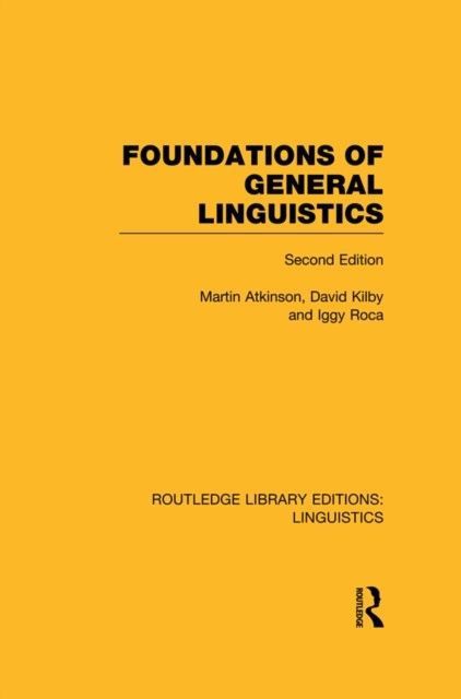 Foundations of General Linguistics (RLE Linguistics A: General Linguistics) main product photo