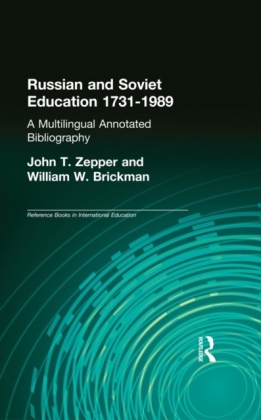 Russian and Soviet Education 1731-1989