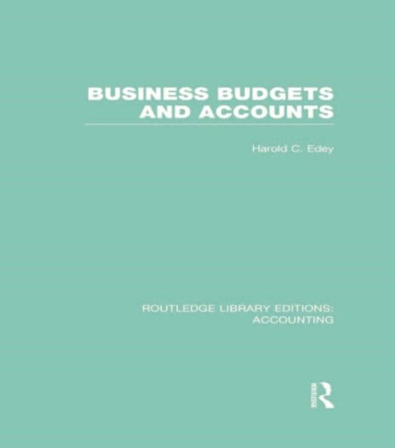 Business Budgets and Accounts (RLE Accounting) main product photo