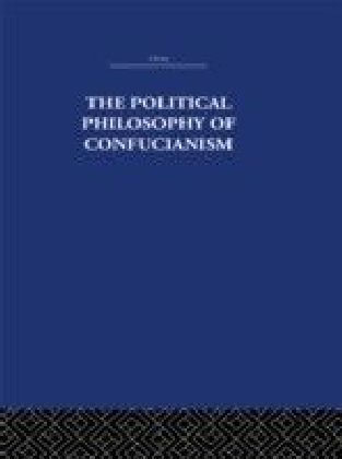 Political Philosophy of Confucianism