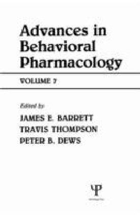 Advances in Behavioral Pharmacology main product photo