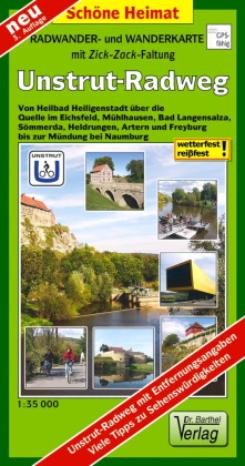 Doktor Barthel Karte Unstrut-Radweg