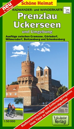 Doktor Barthel Karte Prenzlau, Uckerseen und Umgebung