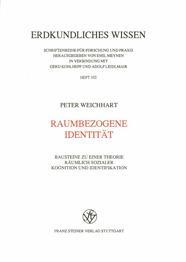 Raumbezogene Identität main product photo