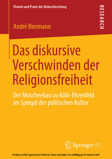Das diskursive Verschwinden der Religionsfreiheit main product photo