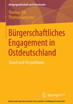 Bürgerschaftliches Engagement in Ostdeutschland