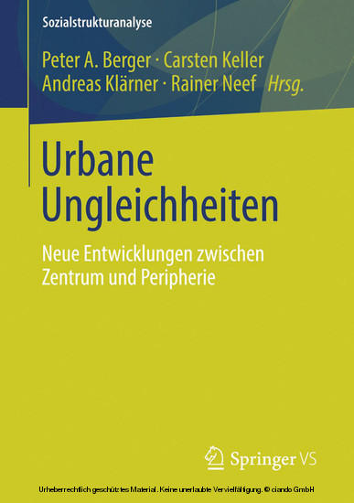 Urbane Ungleichheiten main product photo