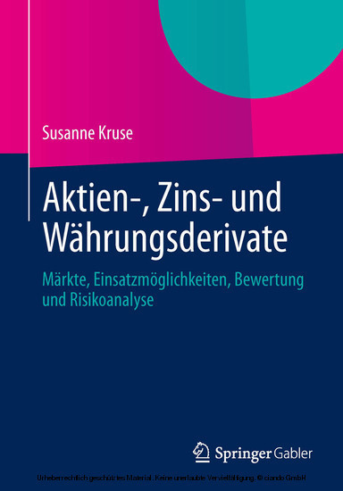 Aktien-, Zins- und Währungsderivate main product photo