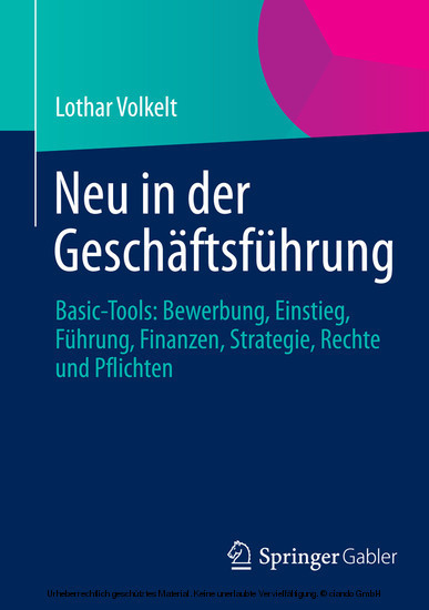 Neu in der Geschäftsführung main product photo