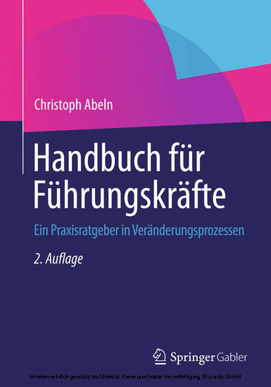 Handbuch für Führungskräfte main product photo