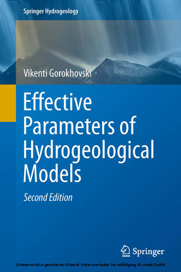 Effective Parameters of Hydrogeological Models main product photo