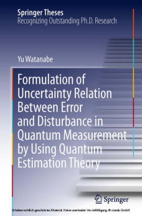 Formulation of Uncertainty Relation Between Error and Disturbance in Quantum Measurement by Using Quantum Estimation Theory