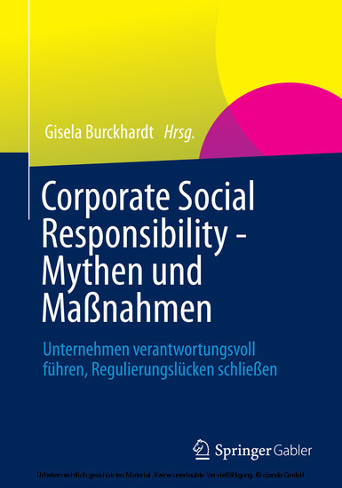 Corporate Social Responsibility - Mythen und Maßnahmen main product photo