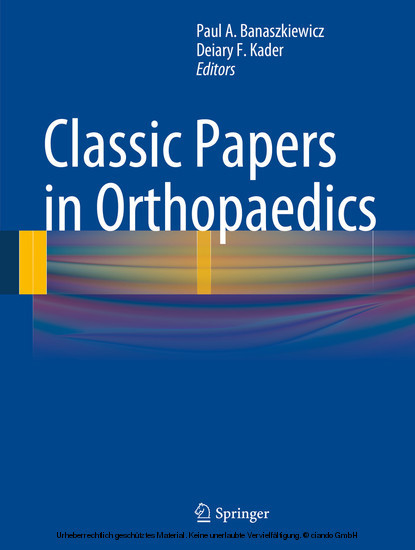 Classic Papers in Orthopaedics main product photo
