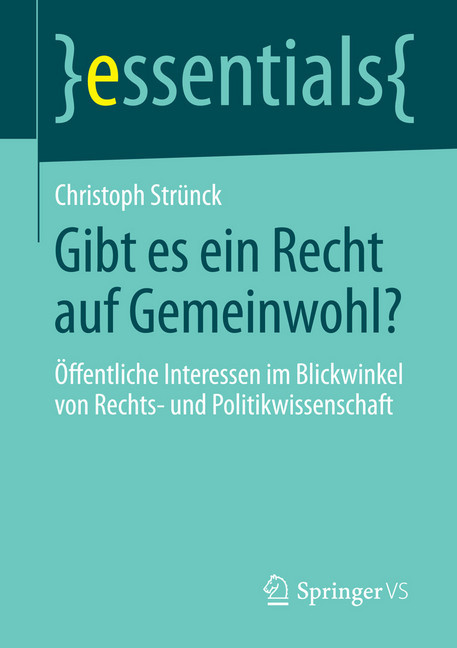 Gibt es ein Recht auf Gemeinwohl? main product photo