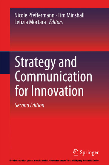 Strategy and Communication for Innovation main product photo