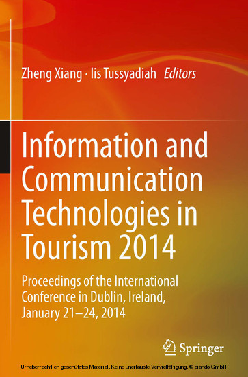 Information and Communication Technologies in Tourism 2014 main product photo