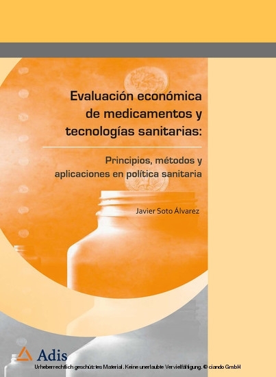 Evaluación económica de medicamentos y tecnologías sanitarias: main product photo