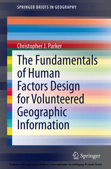 The Fundamentals of Human Factors Design for Volunteered Geographic Information main product photo