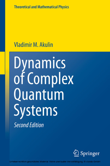 Dynamics of Complex Quantum Systems main product photo