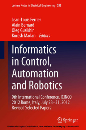 Informatics in Control, Automation and Robotics