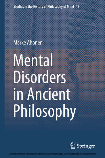 Mental Disorders in Ancient Philosophy main product photo