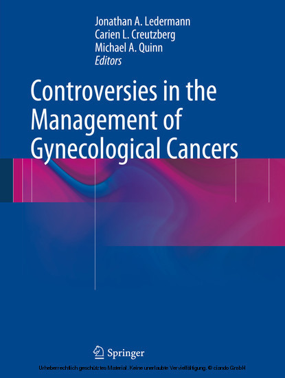 Controversies in the Management of Gynecological Cancers main product photo