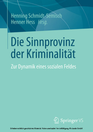 Die Sinnprovinz der Kriminalität