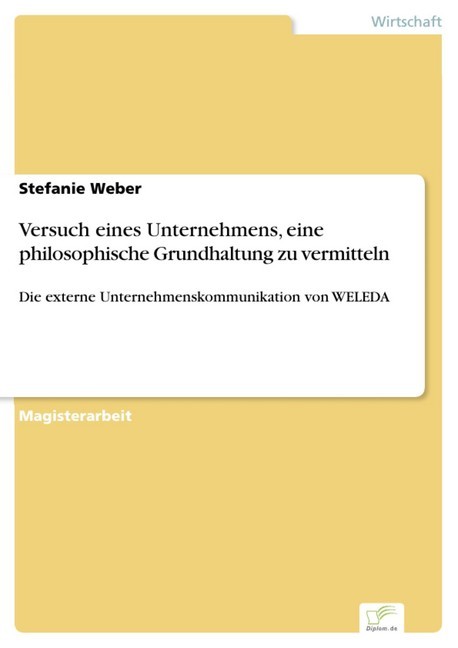 Versuch eines Unternehmens, eine philosophische Grundhaltung zu vermitteln main product photo
